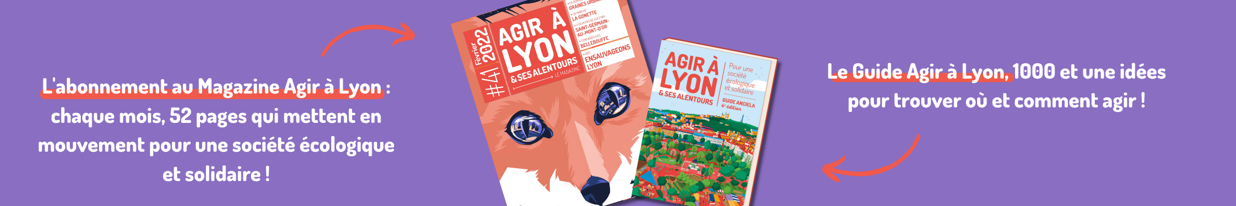 image du magazine agir à Lyon et du Guide Agir à Lyon