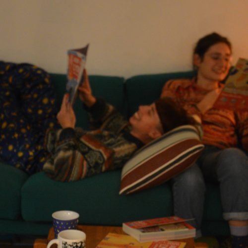 Lecture ambiance sombre de noel